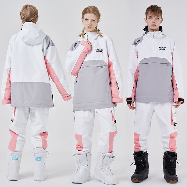 Qoo10] スノーボード ウェア 上下セット メンズ