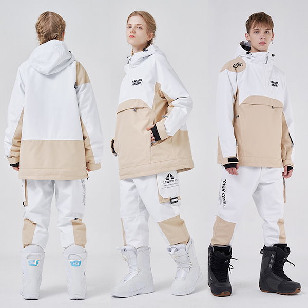 Qoo10] スノーボード ウェア 上下セット メンズ