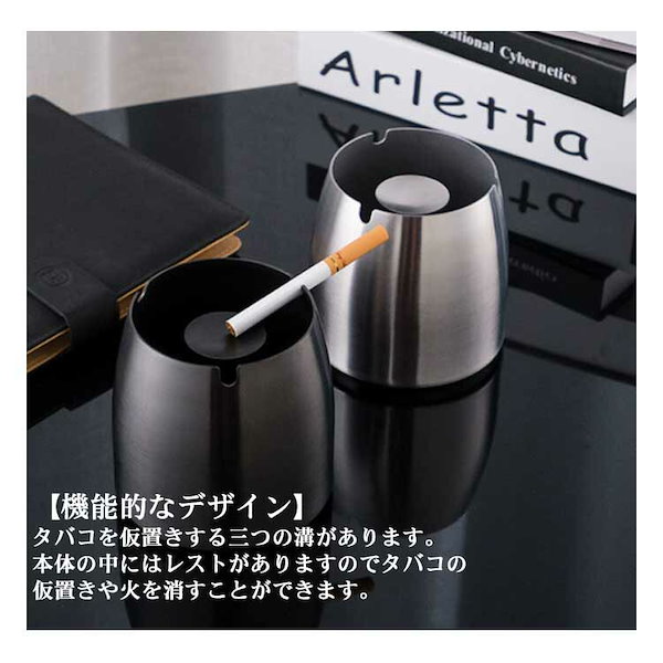 Qoo10] 2個セット 灰皿 蓋付き アイコス はい