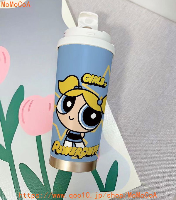 Qoo10] パワーパフガールズ 水筒 保温 保冷 5