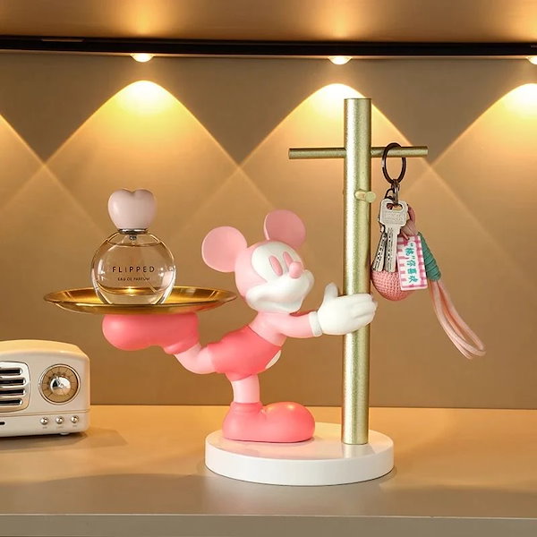 Qoo10] 大好評 かわいいミッキー入戸玄関鍵収納置