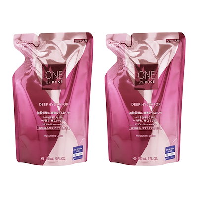 Qoo10] ONE BY KOSE [2個セット]ディープ ハイドレーター : ドラッグストア