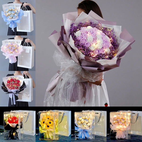 Qoo10] 【迅速な出荷】20Type 豪華花束母の