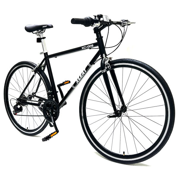 Qoo10] クロスバイク シマノ製 21段変速 自転
