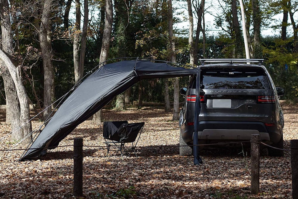 VAN LIFE SUPPLY×muracoのコラボによってできたカーサイドタープ