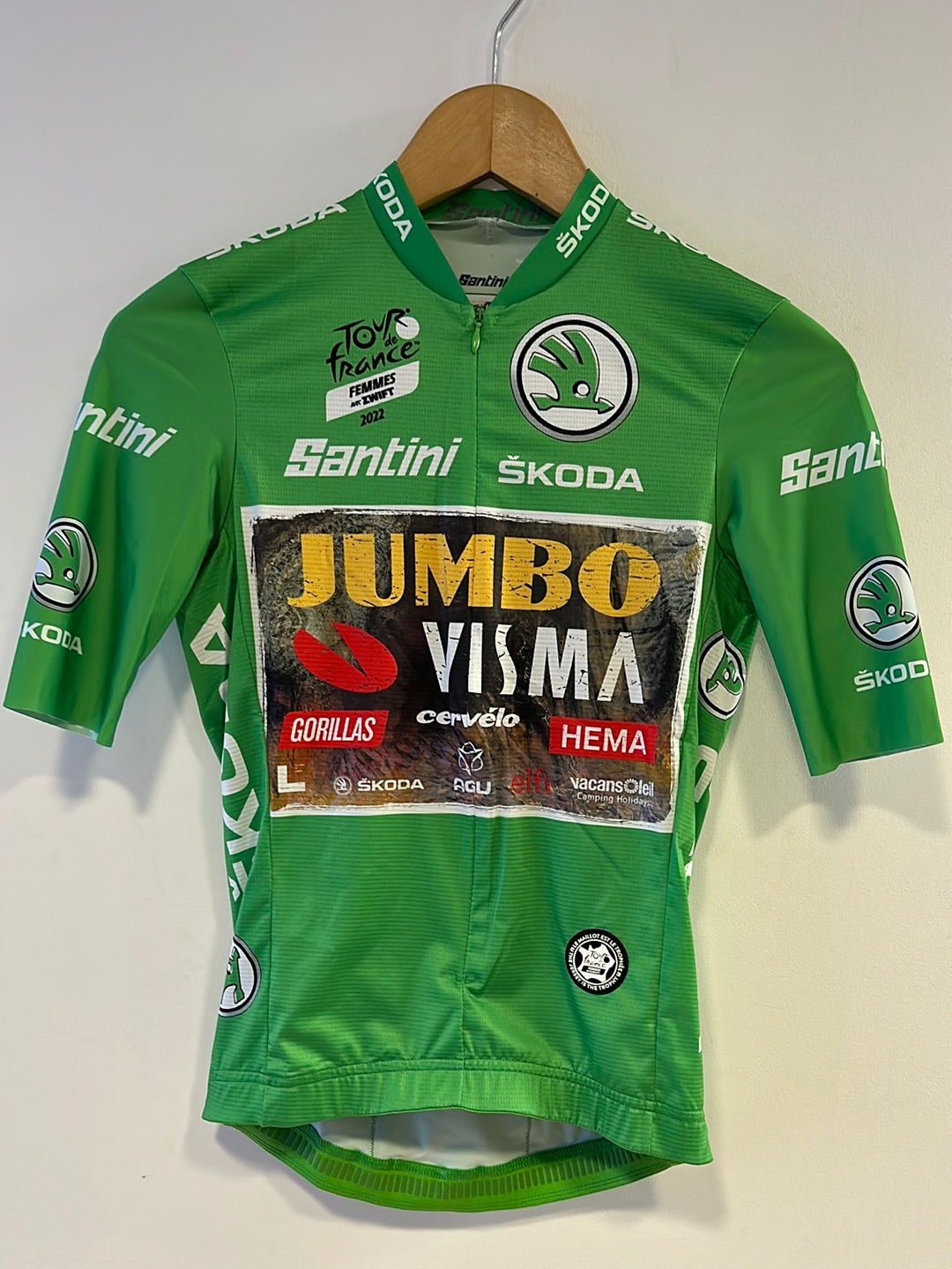 Team Jumbo Visma AGU Green Jersey Tour de France 2022 FEMMES/WOMEN