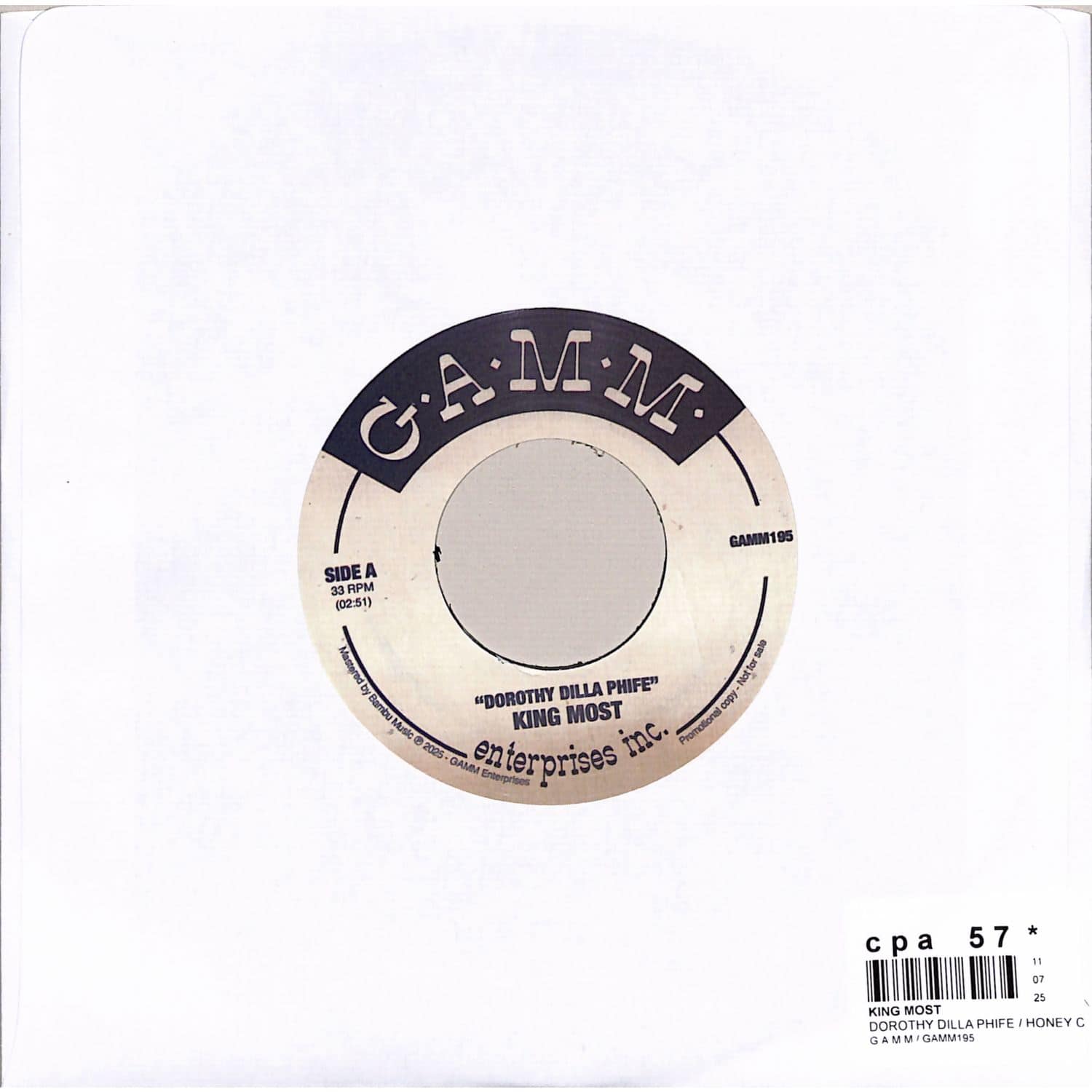 King Most - DOROTHY DILLA PHIFE / HONEY CALDWELL