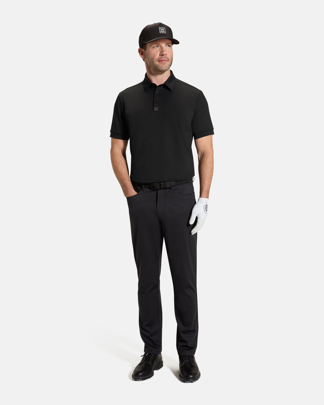 GHOSTGOLF | PERFORMANCE POLO | BLACK – Ghost Golf