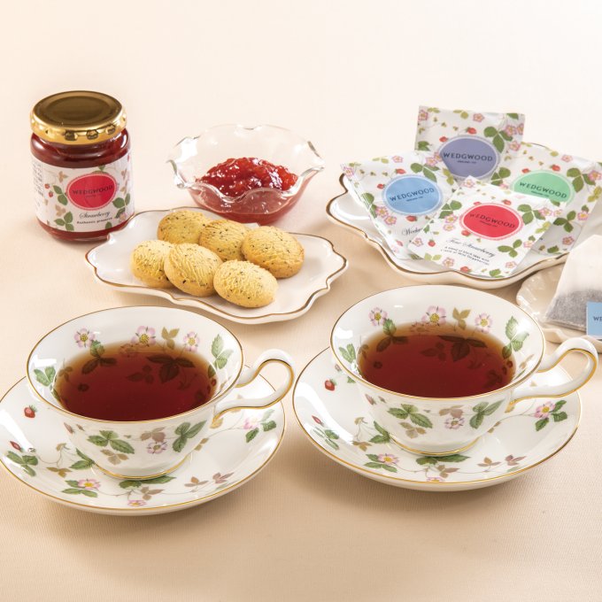 ウェッジウッド ワイルド ストロベリー アソート＋ティーカップ