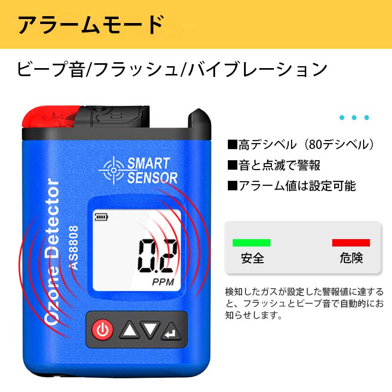 SMART SENSOR オゾンガス（O3）濃度計 AS8808 | 環境計,気体(ガス)検出