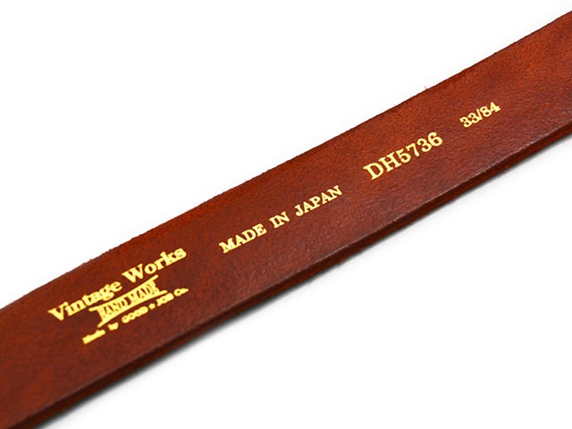 Vintage Works/ヴィンテージワークス】「Teacore Benz Belt”5736”/茶芯