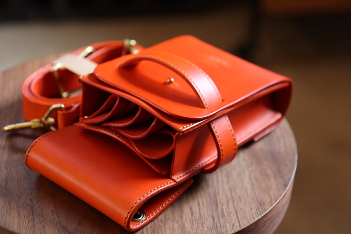 シザーケース本革4丁用 -haco short- |シザーケース専門店｜美容師向け