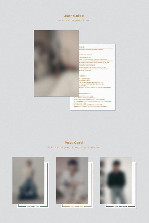 韓国音楽 BTSのジョングク - 1集 「GOLDEN」 Weverse Albums Ver. (QR