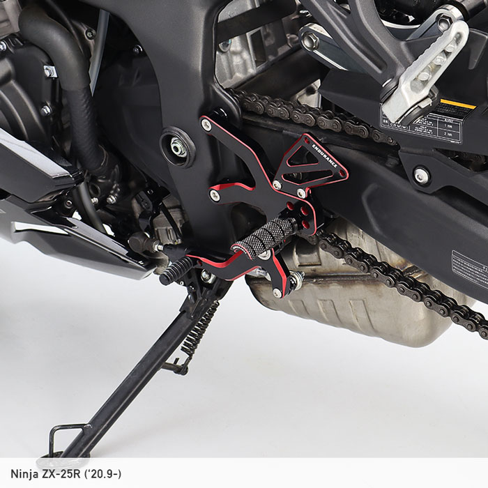 Ninja ZX-25R ZX-4R SE ZX-4RR バックステップキット （ブラック