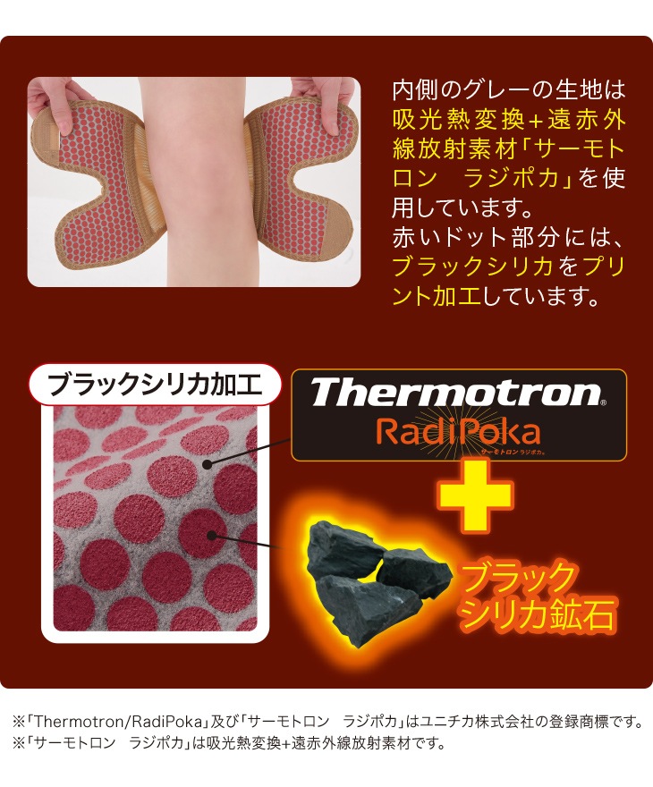 藤本式遠赤外線ひざサポーター 2枚組 同サイズ｜ファミリー・ライフ