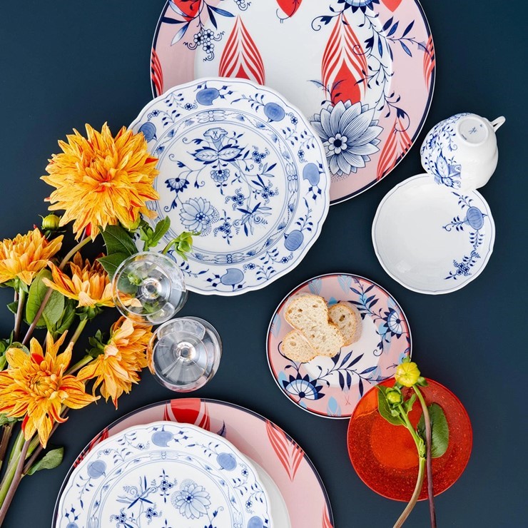 マイセン コスモポリタン ロイヤルパレス 長角皿 27cm (ホワイト