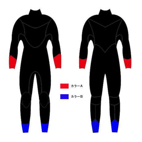 ﾈｯｸｴﾝﾄﾘｰセミドライスーツALL3ミリ | ネックエントリー | ウエット