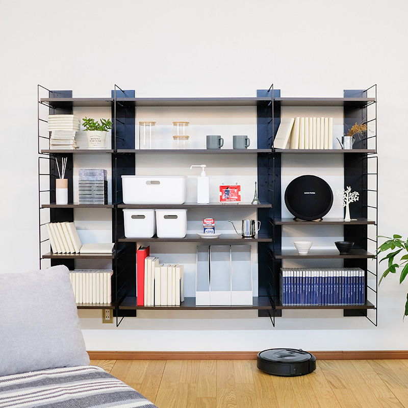 壁美人 ラダーシェルフセット H685タイプ 白 | すべての商品 | 壁面