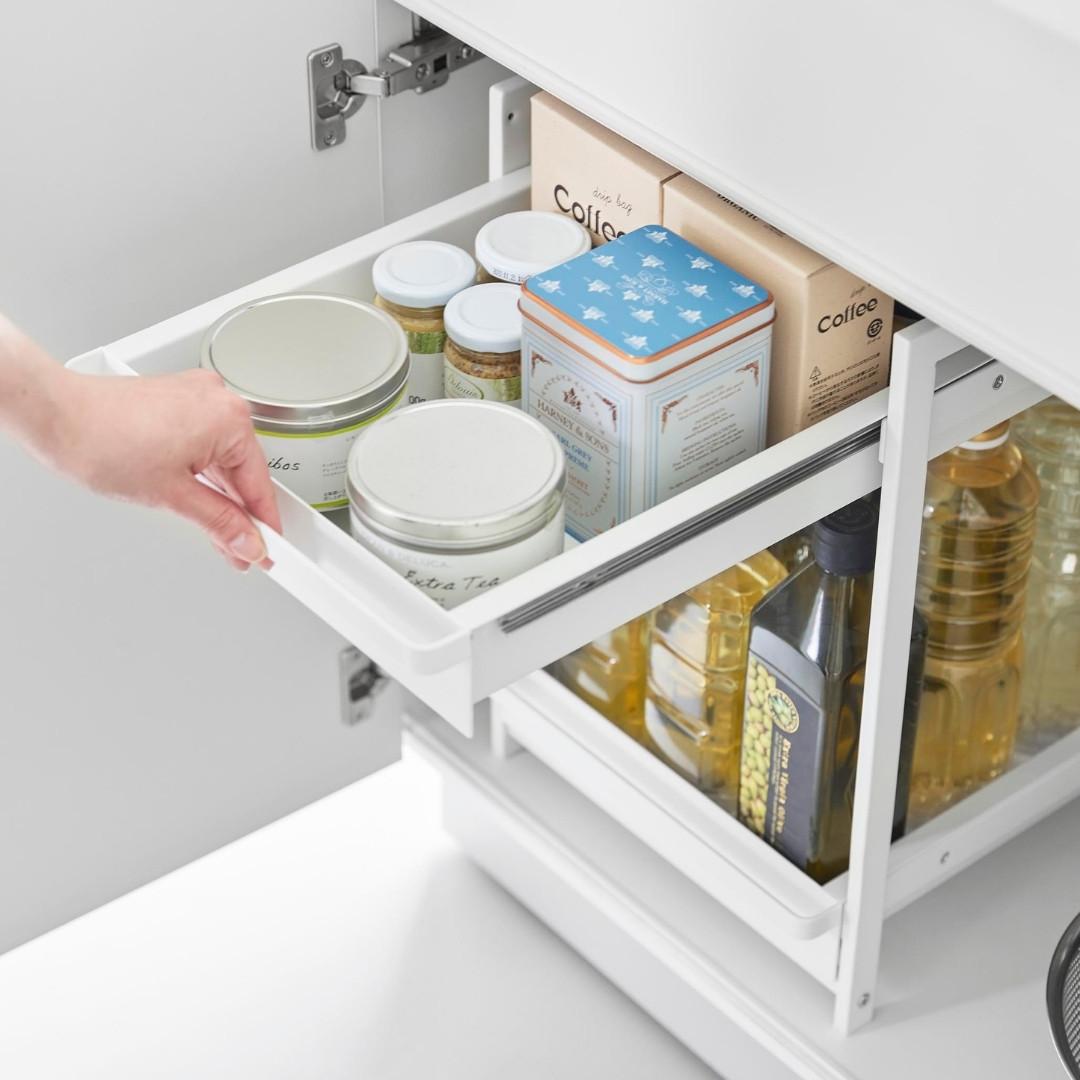 tower】 シンク下スライドラック 2段｜キッチン用品,キッチン収納