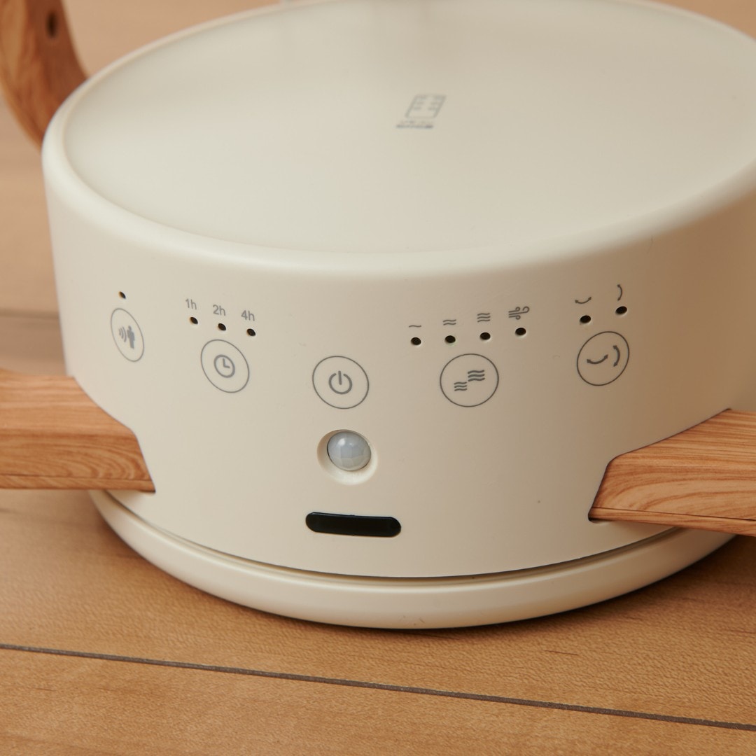 THREEUP】WOODSTYLE 節電センサー付 DCサーキュレーター｜リビング用品
