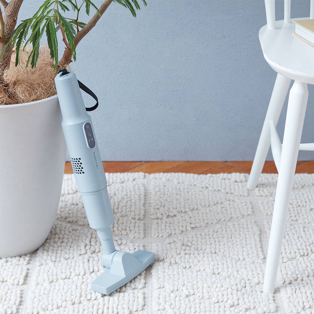 recolte】 コードレス スティック クリーナー フルセット ペールブルー