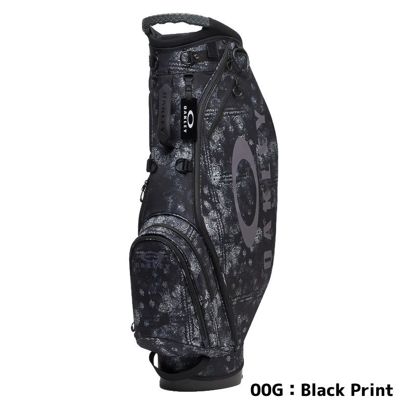 極美品！オークリー茶モカ柄キャディバック OAKLEY（オークリー） 最大51%☆3/8限定 キャディバッグ OAKLEY Skull