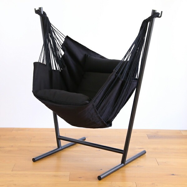 展示特価】自立式 ハンモックチェア、省スペース コンパクトで室内に