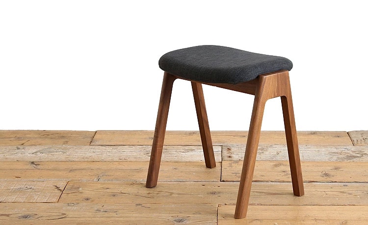 ノーマ スツール ウォールナット材 レッドオーク材 玄関 ダイニング