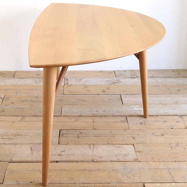 リーフテーブル オーク 無垢材 幅160/180/200cm 高さ72cm WHITE WOOD