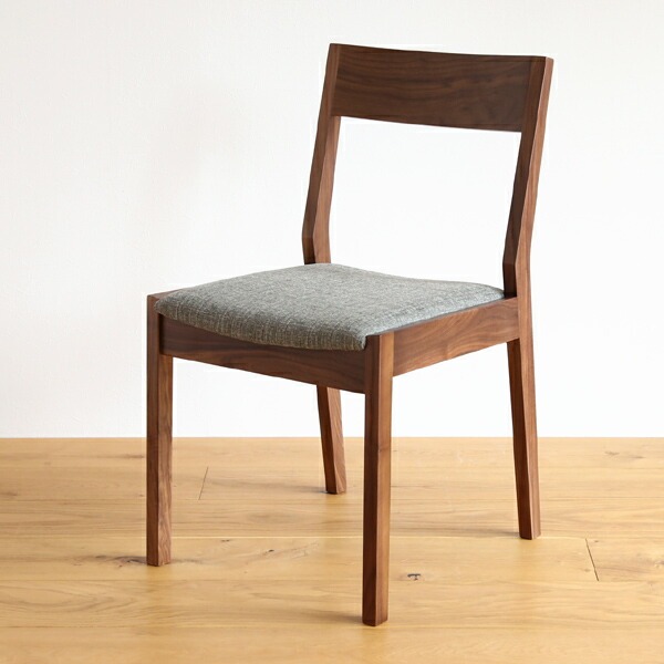 ムカイ ダイニングチェア/椅子(アームレスチェア) ウォールナット