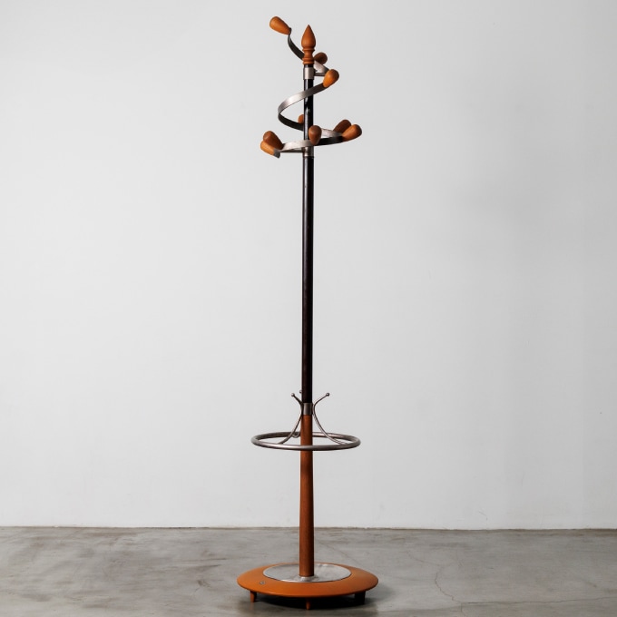 傘立て付き回転式コートハンガー [MF-050]｜一点モノ家具通販のマルニ