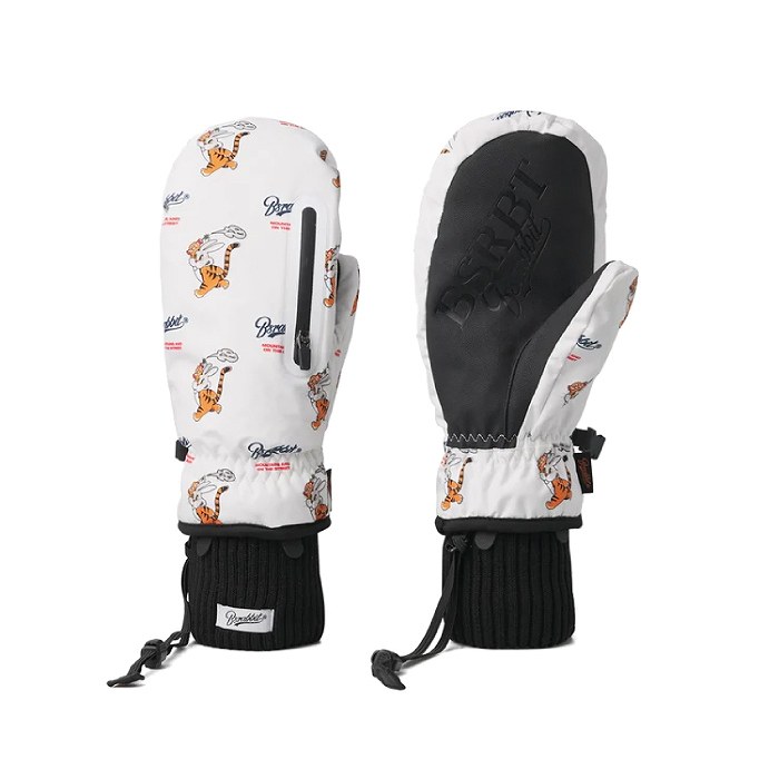 BSRABBIT ビーエスラビット TIGER RABBIT ZIPPER WHITE グローブ