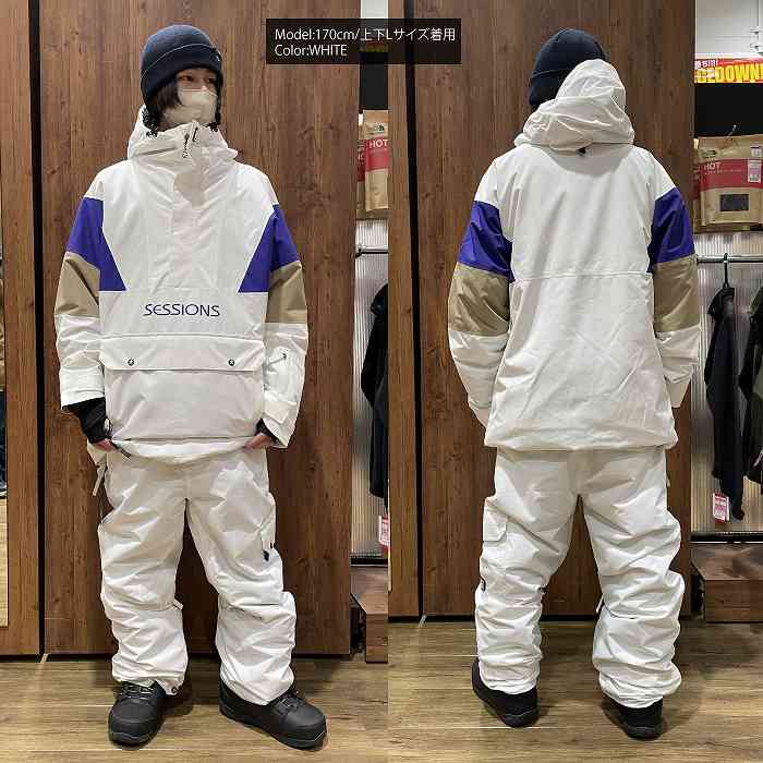 SESSIONS セッションズ SQUADRON PANT BLACK 23-24 ボードウェア