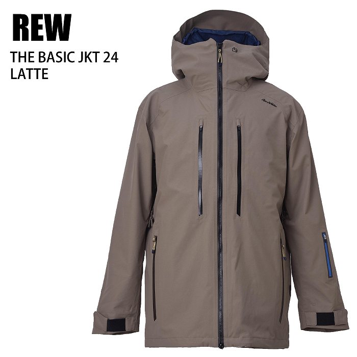 REW アールイーダブリュ BASIC JKT LATTE 24-25 ボードウエア ユニ