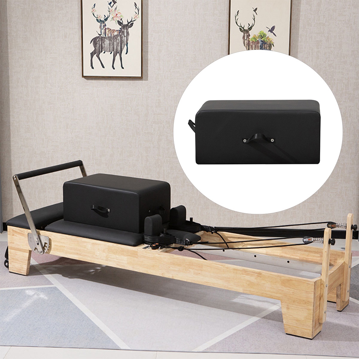 パーツ] VeroMan ピラティスマシン ボックス パーツ 木製 エクササイズ