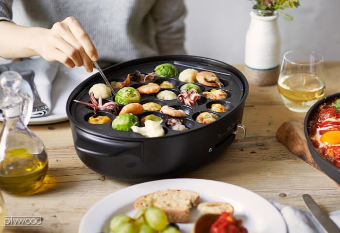 ブルーノクラッシィ オーバルホットプレート用グリルプレート 単品