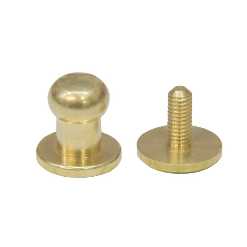 真鍮生地ギボシ大サイズパーツ｜修理、交換用として