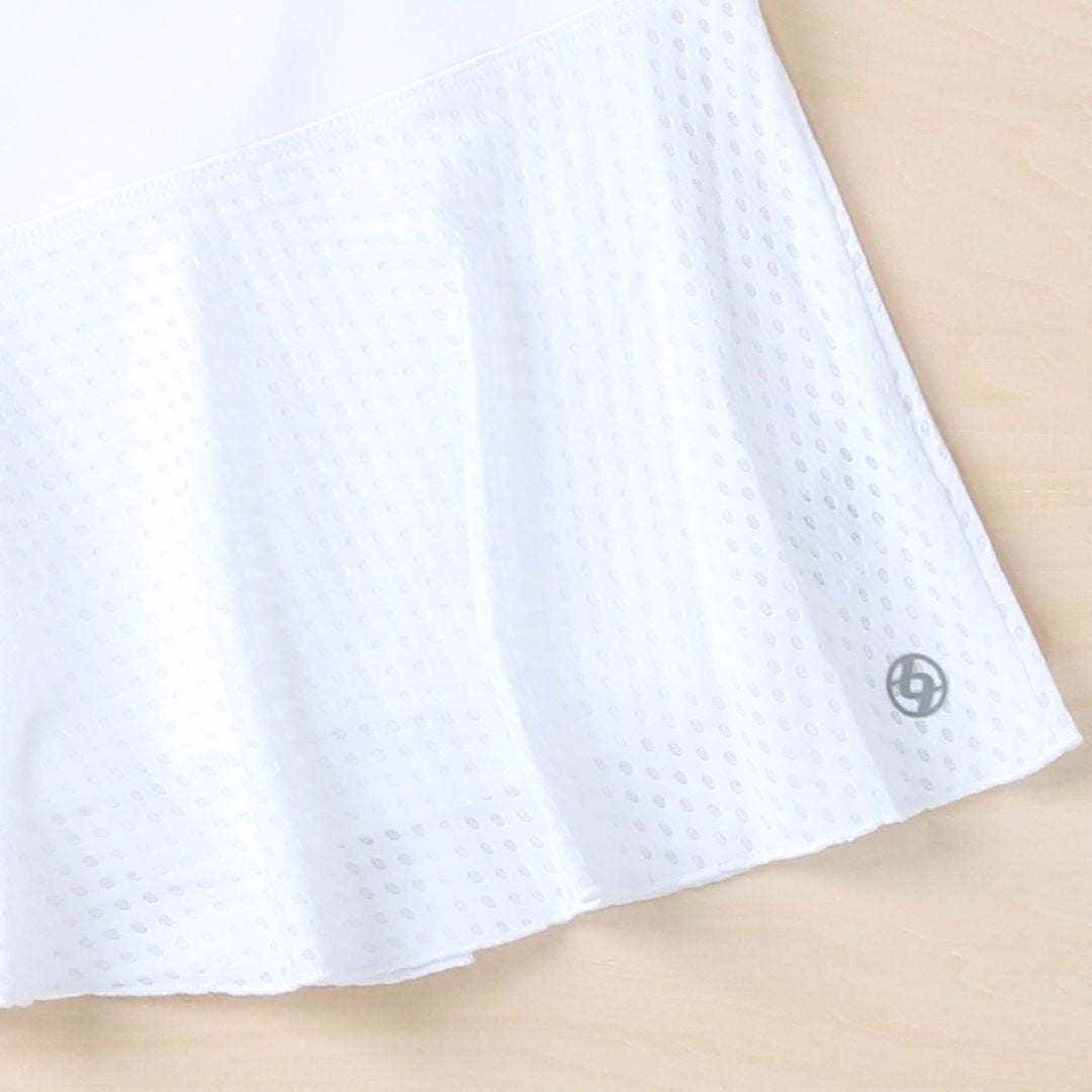 Multi Panel Skort マルチパネルスコート|テニスウェア|スコート|White