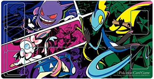 Pokémon - Card Game Playmat - Sylveon & Gengar & Greninja