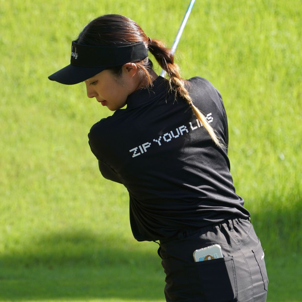 ゴルフフリークス】8bit logo mock neck shirts(8ビットロゴモック