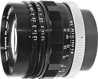 R58mm F1.2 - キヤノンカメラミュージアム