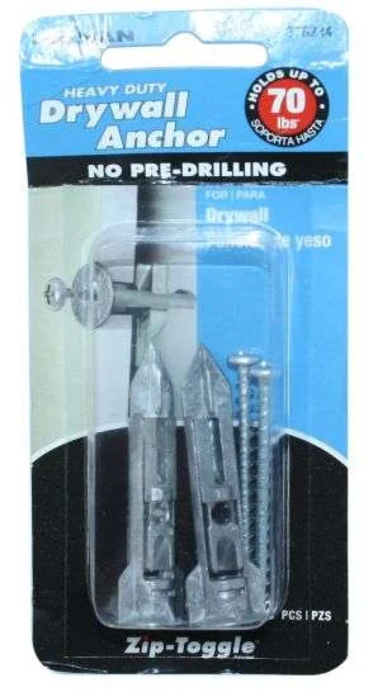 Hillman Zip Toggle - Drywall Anchor Kit - 2 Pack - Glens Surplus