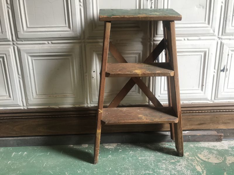 ステップラダー/アンティーク脚立