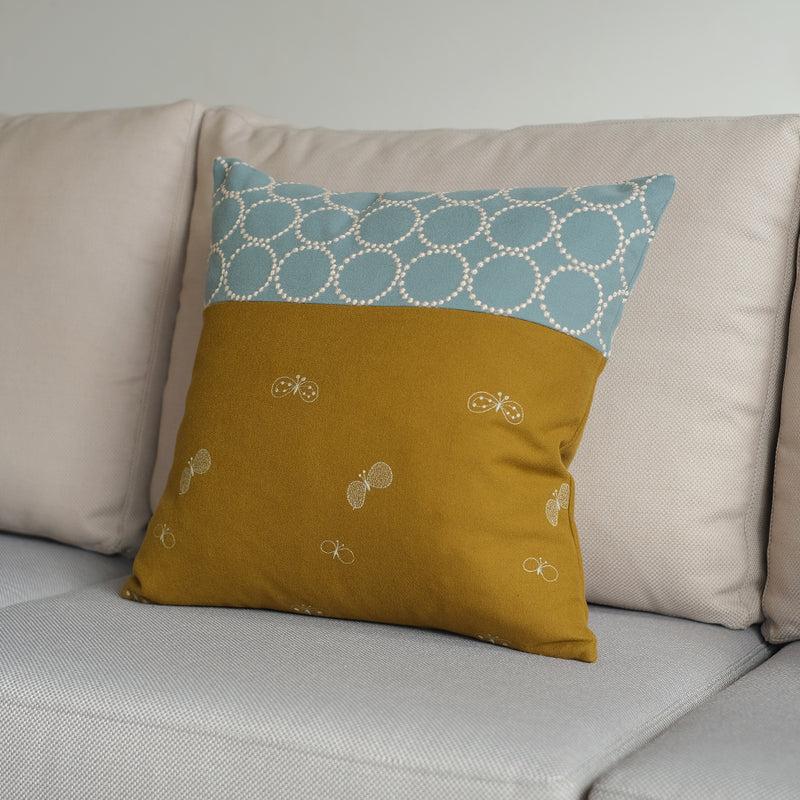 mina perhonen dop 「tambourine × choucho」クッションカバー ライト