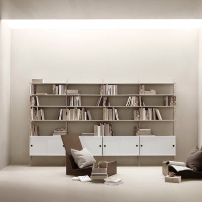 日本代理店】String スウェーデン製 シェルフシステム 棚板58×30（3枚