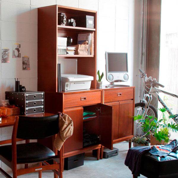 カリモク60【正規販売店】 ガラストップキャビネット | 北欧家具 北欧