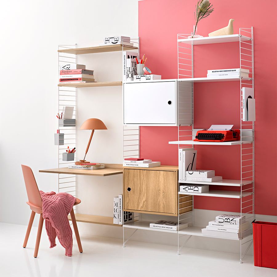 日本代理店】String スウェーデン製 String System 片開きキャビネット