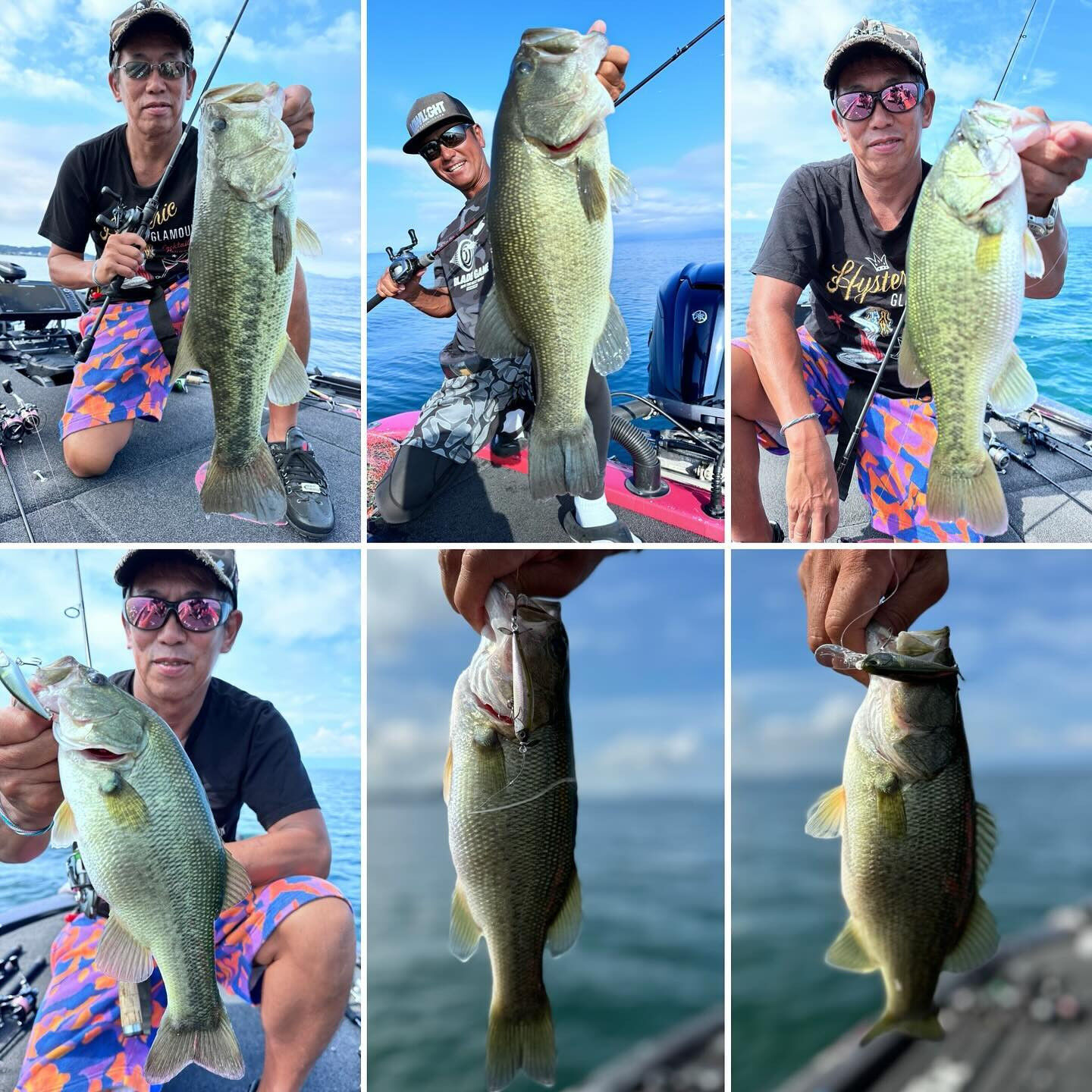 琵琶湖北湖湖東バスフィッシングガイドは入れ食いモードからデカ