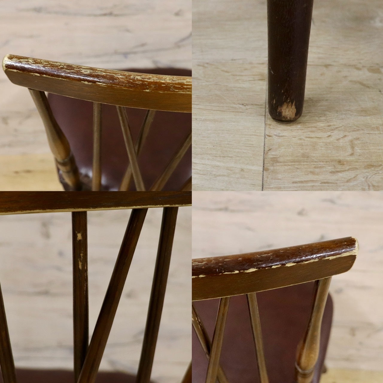 GMHH393C○飛騨産業 / HIDA キツツキ ダイニングチェアウィンザー