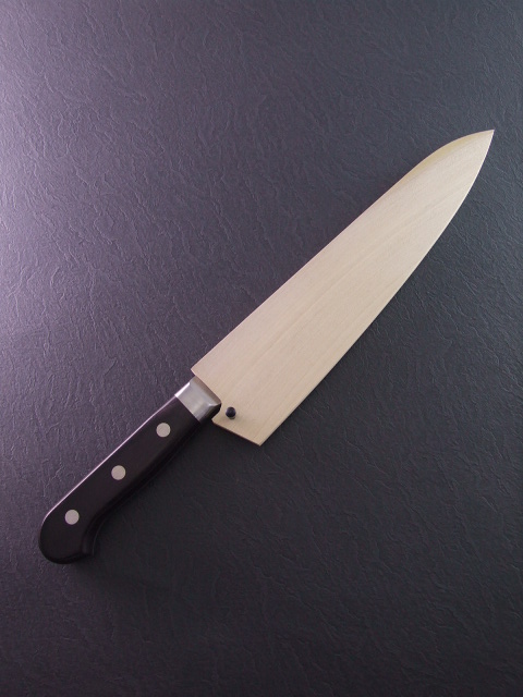 当店限定！ 口金にフィット！ミソノ UX10 / UX10サーモン共用 木鞘包丁